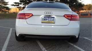 Audi A5 20T AWE exhaust setup [upl. by Hnamik452]