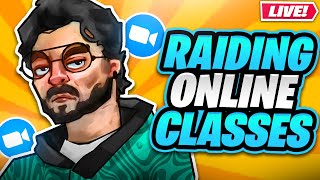 🔴RAIDING ONLINE CLASSES FACECAM [upl. by Sayre]