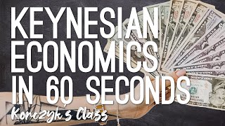 Keynesian Economics Explained in 60 Seconds [upl. by Gnoc]