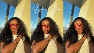 it gives never had to do too much  perfect glueless summer wig  ft Unice Hair [upl. by Neerihs986]