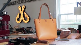 Making a Leather Bag without Sewing [upl. by Lauzon686]