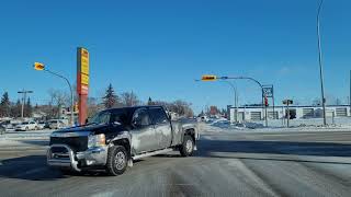 Winter Driving in Regina Sk [upl. by Vitia316]