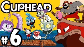 CUPHEAD  Mugman  2 Player CoOp  Gameplay Walkthrough PART 6 “Pirate Booty amp Robot Rubies” [upl. by Aliahs]