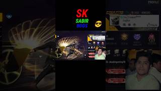 SK SABIR BOOS FREE FIRE TIKTOK VIDEO SK SABIR Bhai SONG shortsviralshortsfeed sksabirbossshorts [upl. by Nannarb75]