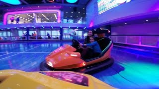 Bumper Cars on a Cruise Ship POV of Worlds First on Quantum of the Seas [upl. by Aeslahc]