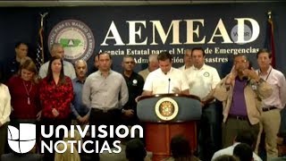 En vivo Conferencia de prensa del gobernador de Puerto Rico sobre el huracán María [upl. by Yaras21]