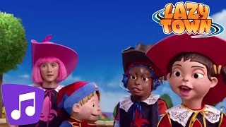 Lazy Town  I Am A Prince Music Video [upl. by Luapnhoj448]