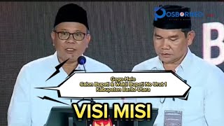 Barito Utara Ini Visi Misi GogoHelo H Purman Jaya amp Hendro Nakalelo Paslon No Urut 1 [upl. by Siramaj168]