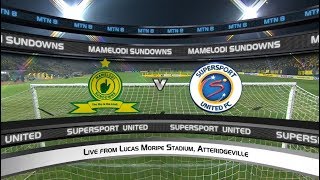 MTN8 201920  Mamelodi Sundowns vs SuperSport United  Highlights [upl. by Saul]