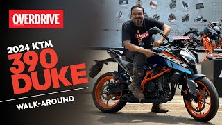 2024 KTM 390 Duke walkaround design changes and features explained  OVERDRIVE [upl. by Halimeda]