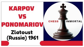 Anatoly Karpov vs Boris Ponomariov Zlatoust Russia 1961 [upl. by Enaitsirk]