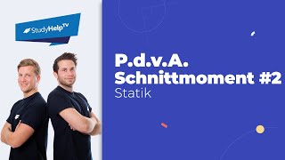 Prinzip der virtuellen Arbeit  Schnittmoment berechnen 2 Technische Mechanik StudyHelp [upl. by Stanway]