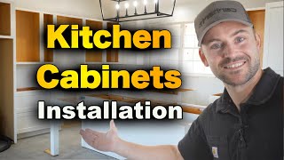 How To Install Kitchen Cabinets The Ultimate DIY Guide [upl. by Llenad]