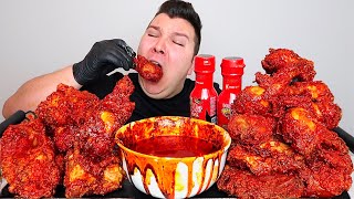 Spicy Fried Chicken • MUKBANG [upl. by Arze]