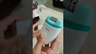 Philips BRE24500 Corded Compact Epilator  Unboxing live demo and review of product 😊 [upl. by Giuliana]