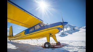 Glacier Flightseeing Over Kluane National Park Yukon [upl. by Galitea]