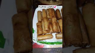 FILIPINO FOOD LUMPIA filipinofood lumpia appzfoodie foodchannel filipinocuisine shorts [upl. by Meri]