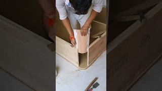 Bed corner rounding process  bed making work woodworking shortvideo [upl. by Ahsiri]