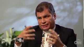 Rafael Correa quotFrente a frentequot con Ana Pastor  Parte 5  CNN en Español [upl. by Beaulieu]