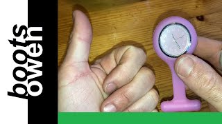 How to replace the battery in a nurses watch Easy [upl. by Maryanna]