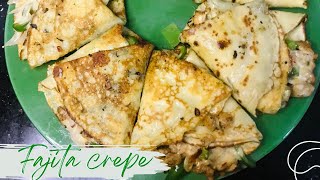 Satisfy Your Cravings with a Twist  Chicken Fajita Crepe Sandwich Recipe recipe crepes sandwich [upl. by Eceer20]