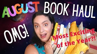 Most Exciting Books of the YEAR August 2022 Book Haul amp Unboxing vlogstyle [upl. by Zetnod139]