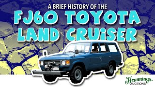 A Brief History of the FJ60 Toyota Land Cruiser [upl. by Aivil]