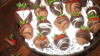 Strawberries dipped in Chocolate [upl. by Ledeen737]