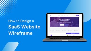 SaaS Website Wireframe Design [upl. by Wehttam860]