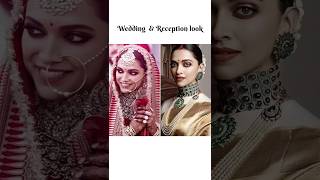 Reception look for brideWedding look Deepika padukone new songbollywood weddingytshort shorts [upl. by Pagas]