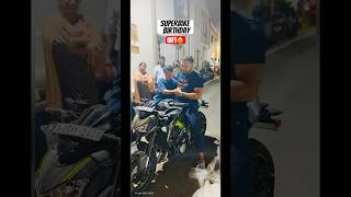 Superbike Birthday Surprise shorts shortsviral shortsvideo short viralvideo viralshort [upl. by Yedok]