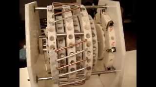 Permanent Magnet Model Engine Prototype2500 rpm [upl. by Levesque]