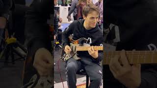 Longer Version of Matteo Mancuso and his father at NAMM 2024 playing the Paoletti Alfa [upl. by Chill]