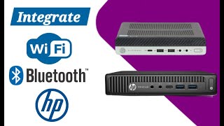 Install WiFi and Bluetooth to HP ProDesk amp EliteDesk Micro Ultra Small Form Factor PCs [upl. by Manvell865]