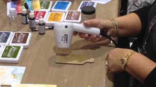 CHA 2014  Ranger Ink  Wendy Vecchi Archival Ink Technique Demo [upl. by Cia]