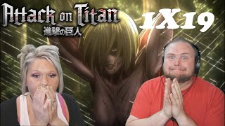 ATTACK ON TITAN 1x19 REACTION Bite The 57th Exterior Scouting Mission Part 3 [upl. by Nrojb]