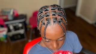 Box Braids for menboys with short hair  cut shampoo condition style amp length check [upl. by Stets985]