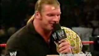 Triple H disses austin funny [upl. by Masha]