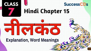 नीलकंठ Class 7 Hindi Chapter 15 Explanation Summary Question Answers [upl. by Llerahc]