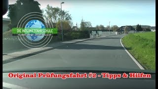 Original Prüfungsfahrt 2  Tipps amp Hilfen  Fahrstunde  Führerscheinprüfung [upl. by Selina]