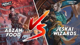 Abzan Food Jeremy VS Jeskai Wizards Jake PAPER  Modern FNM at Impact Gaming Center [upl. by Amand758]