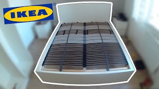 IKEA How To Build an MALM BED  monter lit [upl. by Grover232]