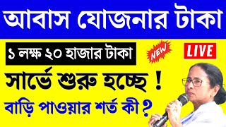 bangla awas yojana new update  bangla awas yojana 2024 list west bengal  bangla awas yojana khabar [upl. by Reamy4]