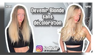 Comment devenir Blonde sans décolorer [upl. by Hamfurd]