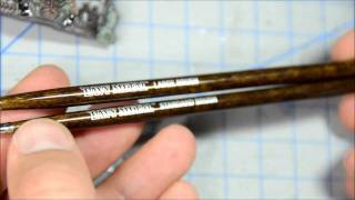 Review Eavy Metal Brush Set [upl. by Bohs]