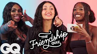 Love Island’s JaNa Craig Leah Kateb amp Serena Page Take a Friendship Quiz  GQ [upl. by Pall756]