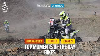 Bikes Top moments  Stage 3  Dakar2024 [upl. by Ettecul]