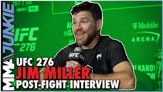 Jim Miller Reacts To Wins Record Donald Cerrones Retirement  UFC 276 [upl. by Ahsie72]