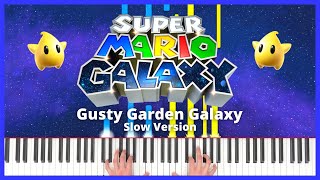 Gusty Garden Galaxy Birth  Super Mario Galaxy  Piano Cover  Sheet Music [upl. by Eicrad163]