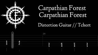 Carpathian Forest  Carpathian Forest  Guitar Tab  Tchort [upl. by Martinsen]